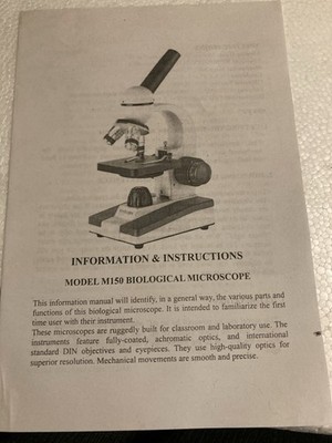 Biological Microscope Model M150 For Classroom And Laboratory Use