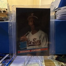 Michael Jordan Fun City Cards Rated Rookie Style Baseball Tribute Card White Sox. rookie card picture