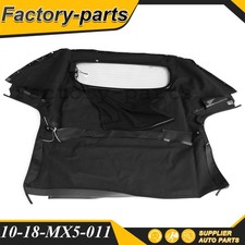 Black Convertible Soft Top W Defroster Glass Window For Mazda Mx-5miata 06-14 Black Convertible Soft Top W Defroster Glass Window For Mazda Mx-5miata 06-14