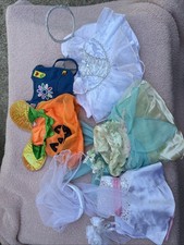 Vtg Build a Bear Clothing Lot 8 pcs Costumes Bride Fairy Girl Scout BAB 06-10