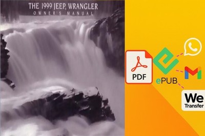 WRANGLER 1999 JEEP OWNERS MANUAL OWNER'S BOOK