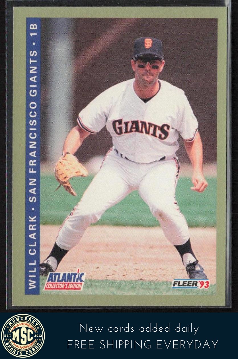 Will Clark 1993 Fleer Atlantic #4 NM-MT OR BETTER San Francisco Giants