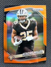 2025 PANINI PRIZM #191 KENDRE MILLER ORANGE /249 SAINTS