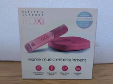 Elektrische Jukebox Roki rot farbig Home Musik Entertainment Karaoke Maschine sehr guter Zustand