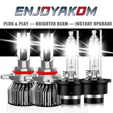 For Mazda 3 2004-2009 6500k Led Hid Headlight High Low Bulbs Combo Kit 9005d2s