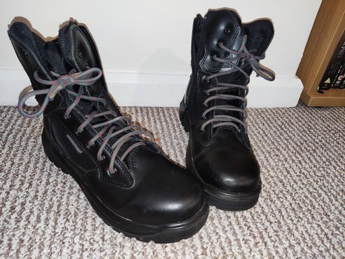 Groundwork Unisex Steel Toe Cap Boots, Black, Mens Size 6, Woman's Size 8, Good - Picture 8 of 10