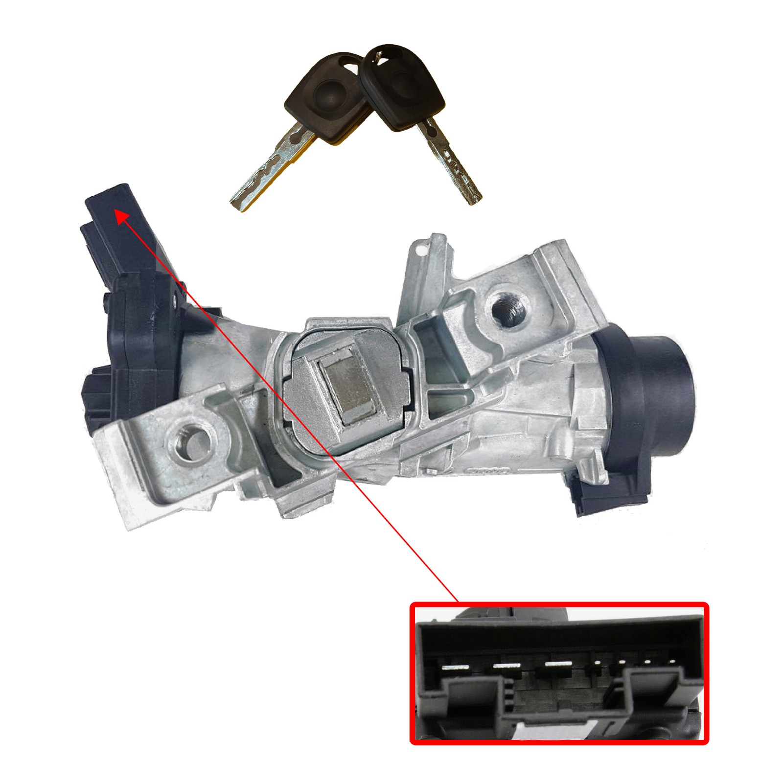 Contacteur Neiman 6RA905865 pour réparer le faux contact de démarrage Skoda Fabia III