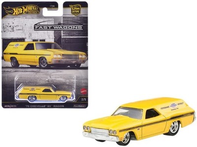 1970 Chevrolet Chevelle SS Wagon ''Yenko'' Yellow Diecast Model Car by Hot Wheels