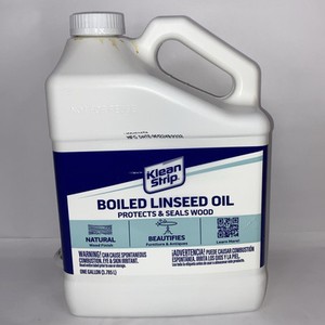 Klean Strip GLO45 Linseed Oil, Liquid, Clear Amber, 1 gal, Can - Looks New