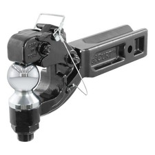Ball Mount Pintle Hitch Combo Receiver 2.5 Shank 2-516 Ball 20k Lbs. 48012