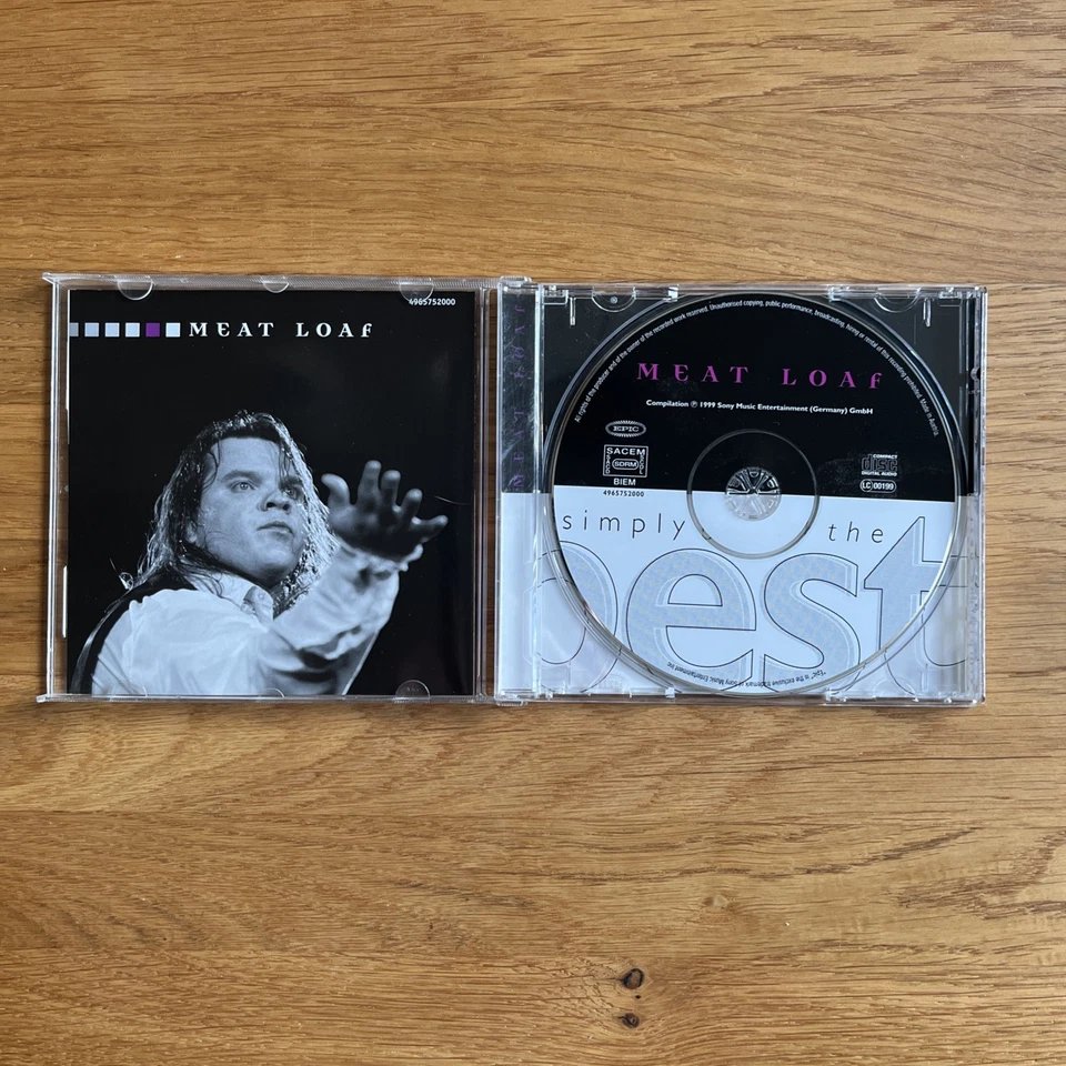 Simply The Best Meat Loaf CD. Zustand Gut. - Bild 3 von 3