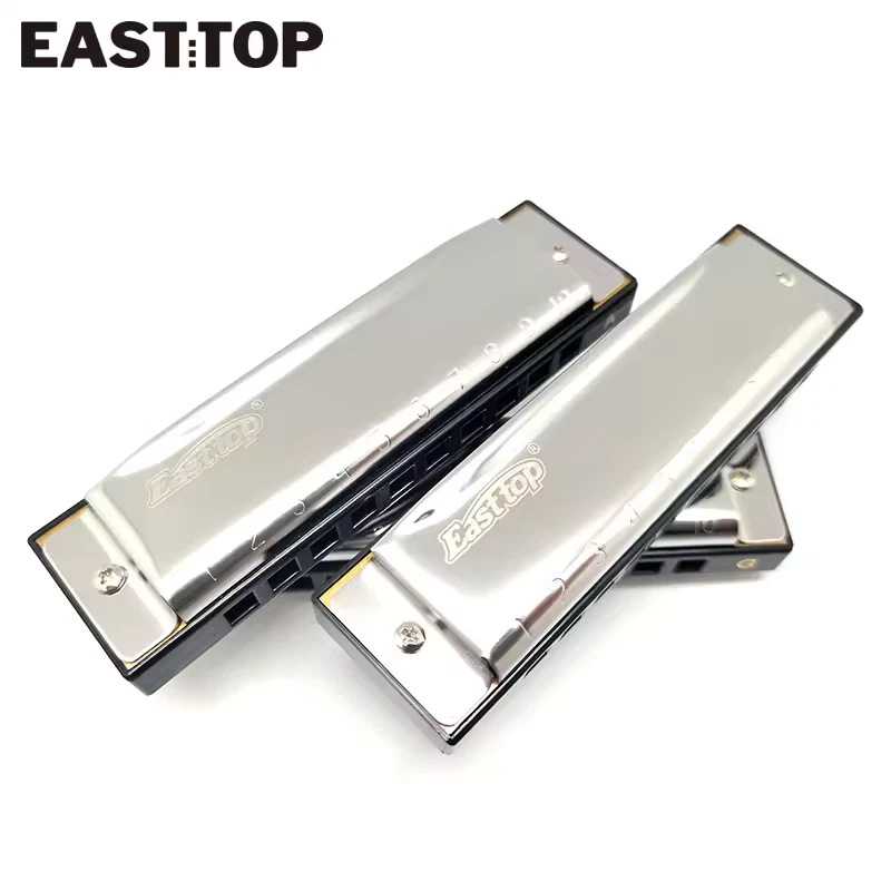 EASTTOP Blues Diatonic Harmonica Set 3-Pack 10Holes 20Tones Mouth Organ Set Gift - Image 2 of 4