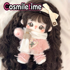 Handmade Peach For 20cm Plush Doll Winter Coat Clothing Outfits Dress Up