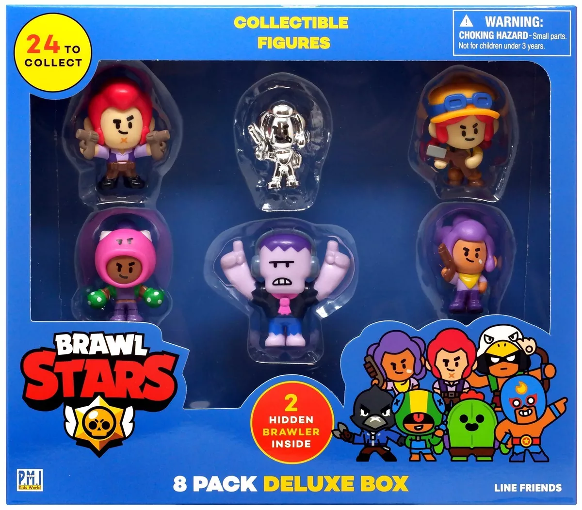 Brawl Stars Pack Deluxe 8 Figuras Colección (modelo surtido) - JUGUETES  PANRE