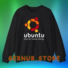 Ubuntu Linux Black Size S to 3XL
