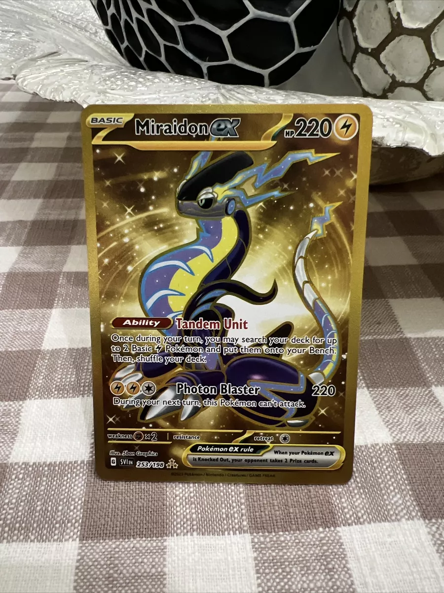 Miraidon Ex Gold 253/198 DE –