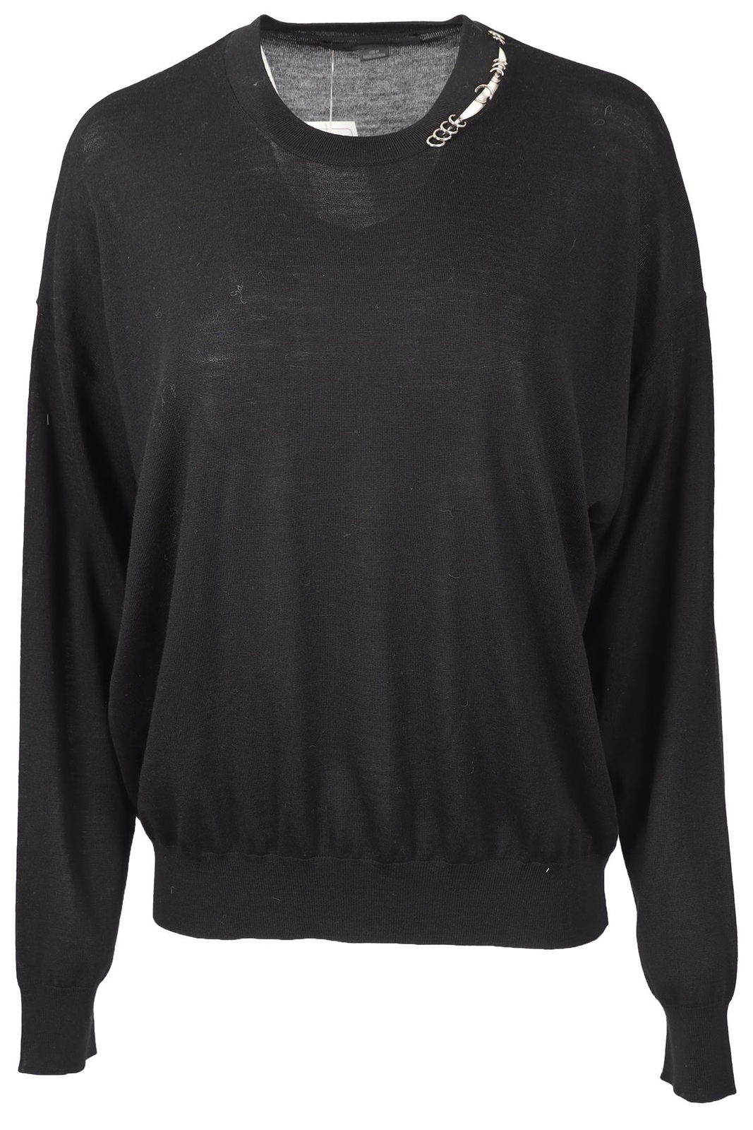 ALEXANDER WANG BLACK WOOL SWEATER MEDIUM