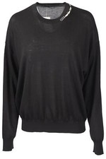 ALEXANDER WANG BLACK WOOL SWEATER MEDIUM