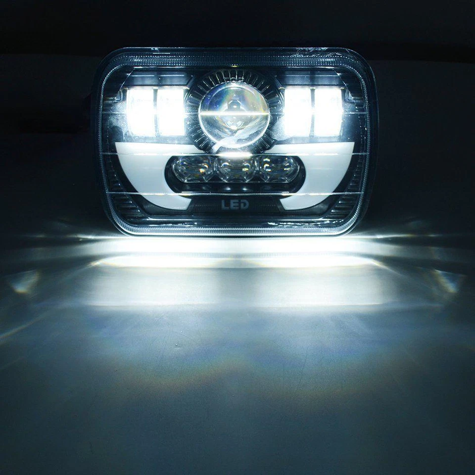 5x7 7X6 180W LED Headlight Hi/Lo Beam For Chevy Express Cargo Van 1500 2500 3500 - Image 2 of 4