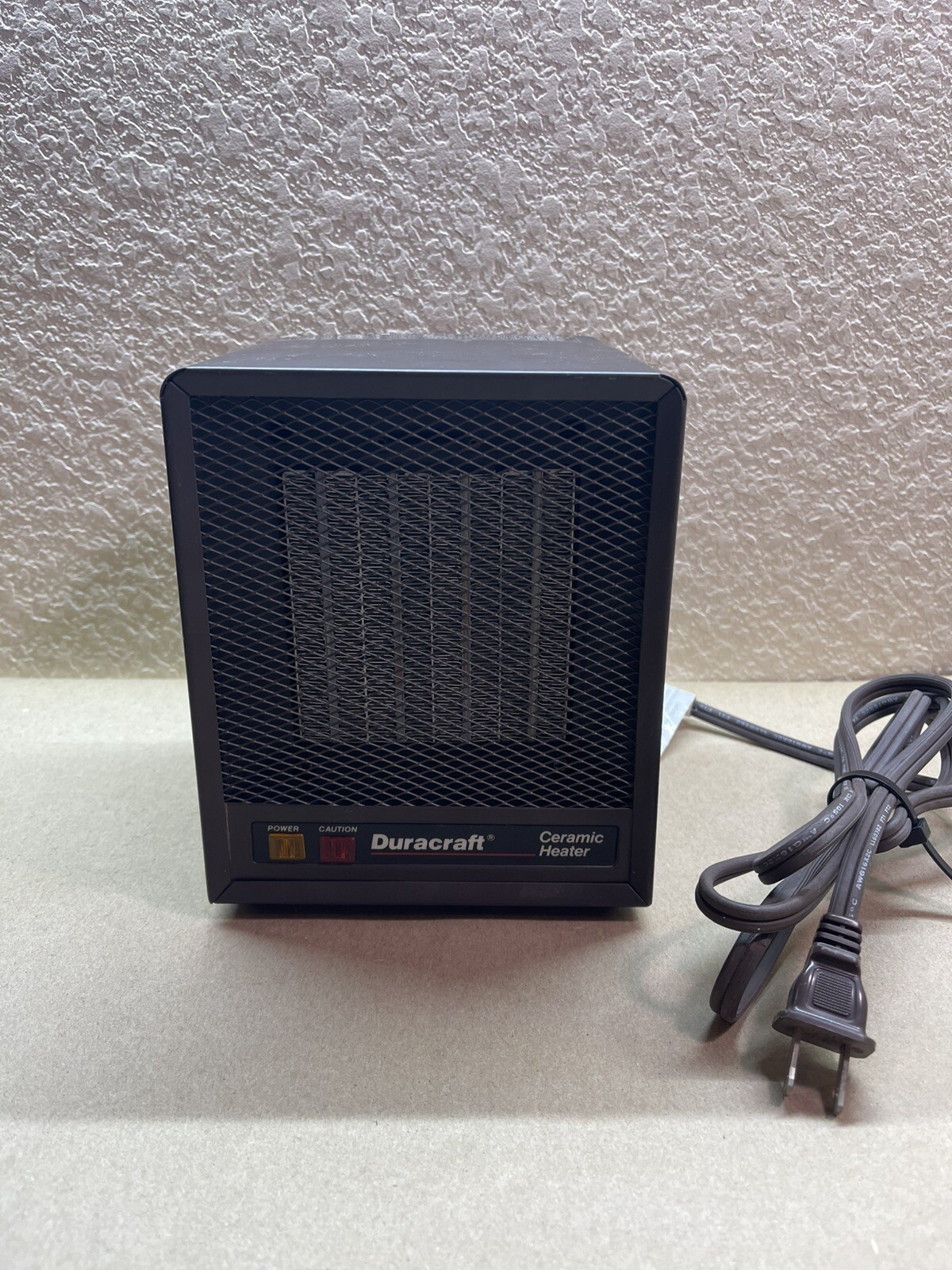 Tested Works Vintage Duracraft CZ-305 Portable Ceramic Air Space Heater 1500W
