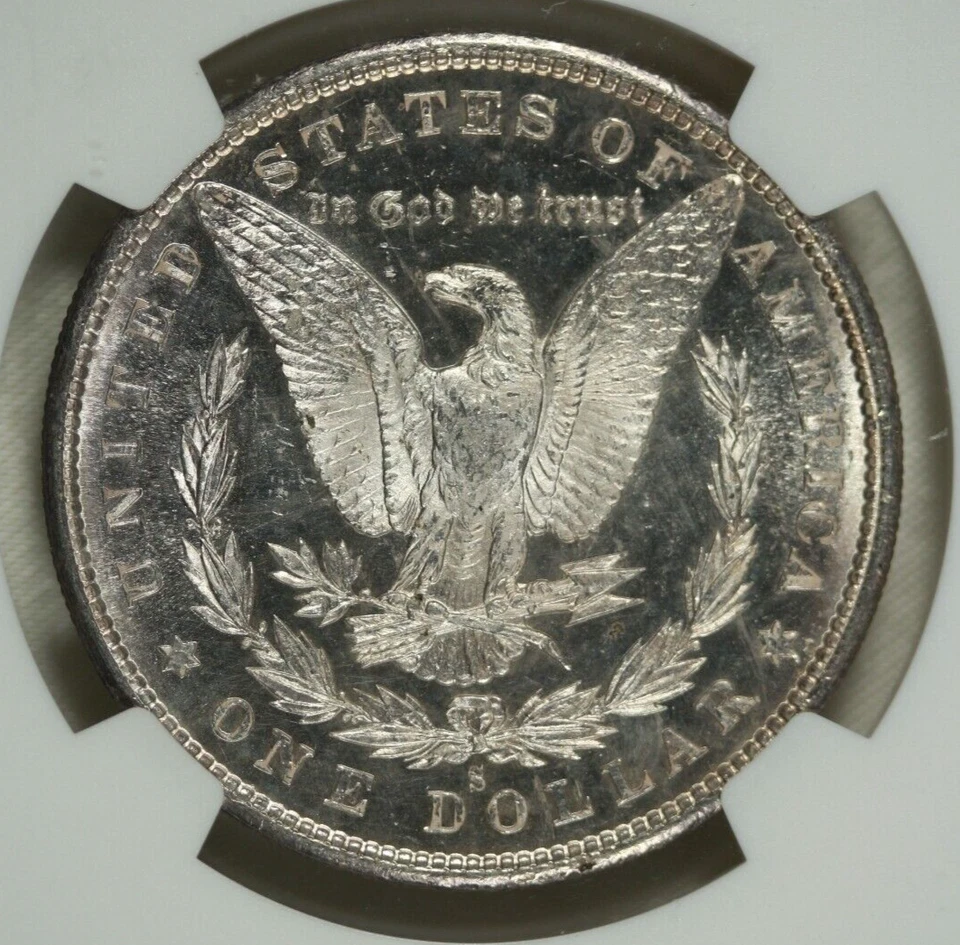 1880-S Morgan Dollar. NGC MS62 DPL Deep Mirror. attractive.. - Image 2 of 4