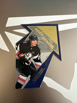 2023-24 E-X 2000 Index Movers Owen Power #IM-1 Buffalo Sabres Card