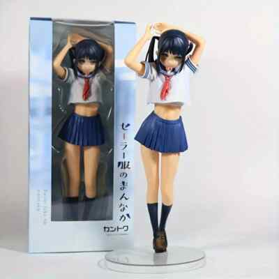 Anime Schulmädchen PVC Figur Modell Statue verpackt in OVP