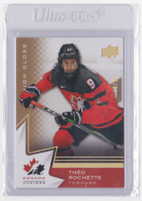 2020 UD TEAM CANADA JUNIORS HIGH GLOSS BASE PARALLEL /25 THEO ROCHETTE #2 CANADA