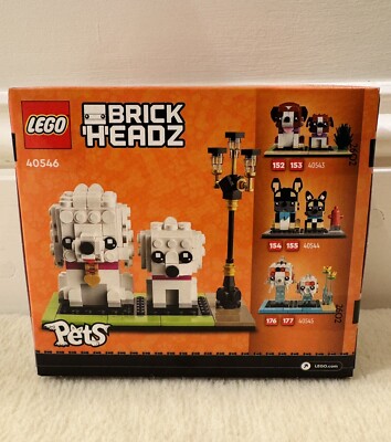 Lego Brick Headz Pets | Puppy & Poodle | Set 40546 | Brand New