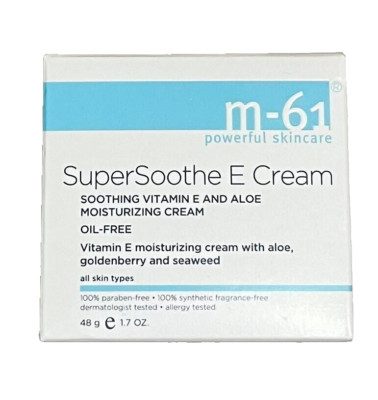 M-61 Super Soothe E Cream Vitamin E & Aloe Moisturizing Oil Free 1.7 oz  (003)