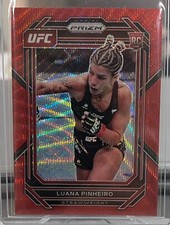 LUANA PINHEIRO 2023 Panini UFC Prizm RED Wave Prizm