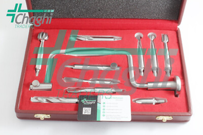 Hudson Hand Drill Brace Surgical Orthopedic 11 Pcs Instruments Set with BOX CH-T
