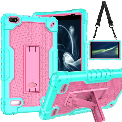 For BLU M8L Tablet 8 Inch Heavy Duty Rubber Case Shockproof Drop-Proof For kids - Picture 111 of 145