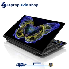 Laptop Skin Sticker Decal Cover Butterfly for Notebook Dell Apple Asus 13-16 in