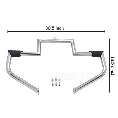 Chrome Highway Bar Crash Protector Engine Guard For 97-2008 Harley Touring Model
