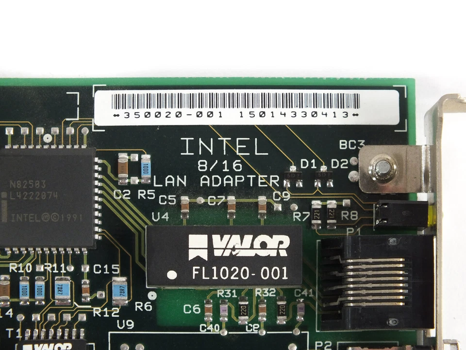 Intel 350020-001 16-Bit ISA LAN Adapter EtherExpress - AUI - 308431-001 - Image 3 of 4