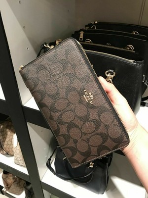 double zip travel wallet