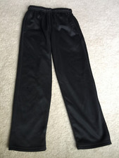 Youth Black Polyester Sweatpants Size Youth Medium