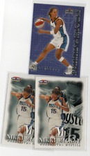 1999 Hoops WNBA NIKKI MCCRAY #45 BUILDING BLOCKS 3X LOT WASHINGTON MYSTICS