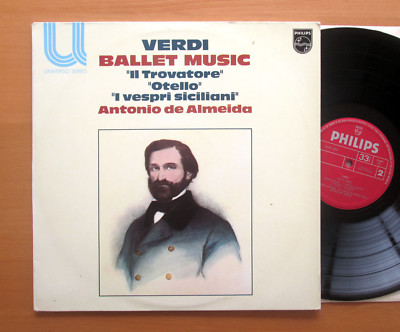 Philips 6580 264 Verdi Ballet Music Antonio de Almeida NEAR MINT Stereo LP