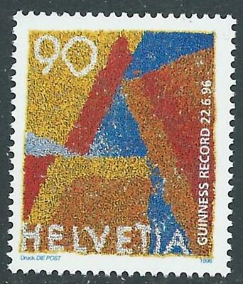 1996 SCHWEIZ BRIEFMARKEN WELTREKORD POSTFRISCH ** - RD23-8