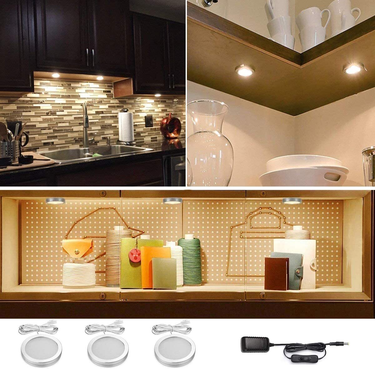 Xenon Under Cabinet Puck Lighting