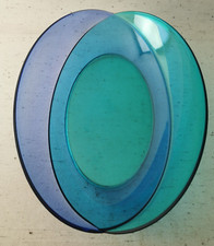 ELEGANZIA Schale Schmetterling blau/grün oval von Tupperware®