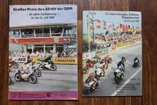 sachsenring schleizer dreieck 1980er jahre motorrad rennsport simson mz prospekt