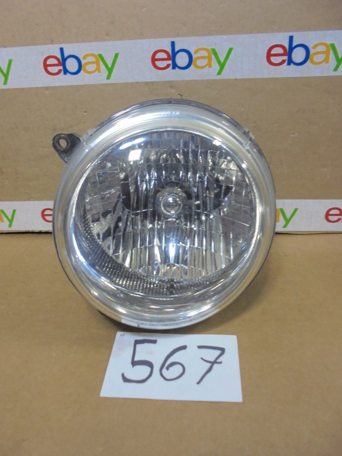 02 03 04 JEEP LIBERTY DRIVER Side Used Headlight Front Lamp #567