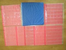 Gebrauchtes leeres  Münzenalbum Merkator mit 7 Blättern für 210 Münzen