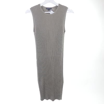 JAMES PERSE Kleid Strickkleid Dress Knit Beige Taupe Gr. 1 DE 34 XS