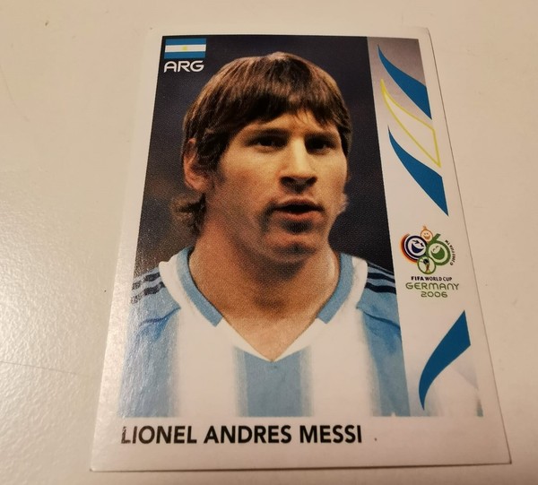 ROOKIE.MESSI.ARGENTINA.Nº185.FIFA WORLD CUP GERMANY 2006.PANINI.NEW. RARE!!!