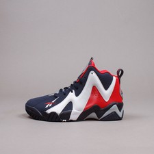 Reebok Kamikaze Ii Low M Toddler Baby White Steel Navy Basketball Shoes 5 For Sale Online Ebay