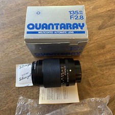 Quantaray 135mm f/2.8 Telephoto KONICA Lens - NEW IN BOX - SAME DAY SHIP